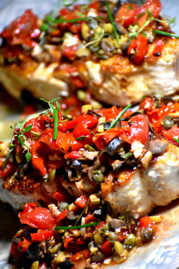 40个最好的夏季晚餐主意-地中海鱼。
