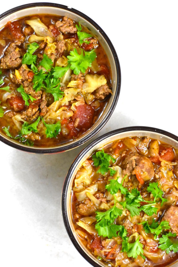 40个最好的汤食谱——多肉的卷心菜。