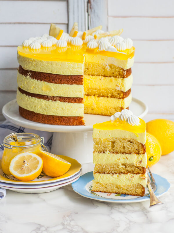 35个最好的蛋糕食谱-柠檬慕斯。