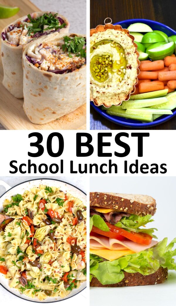 30个最好的学校午餐主意。