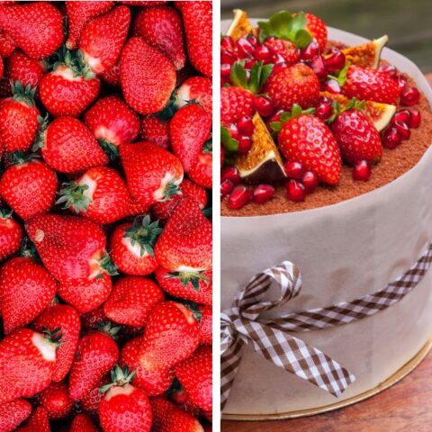 草莓食谱的特色图片。
