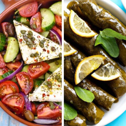 希腊特色图像配菜