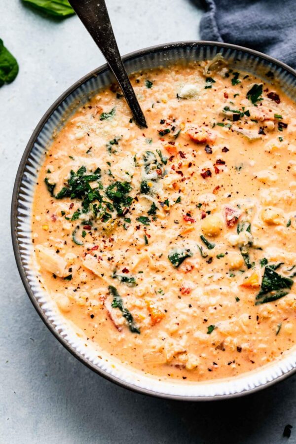 35个最好的藜麦食谱-奶油汤。